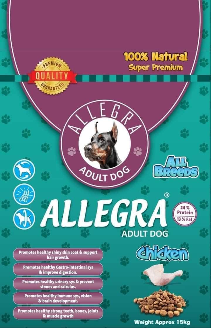 Allegra Adult Dog Dry Food 15 KG
