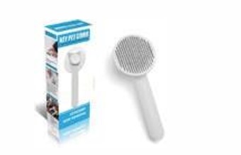 فرشة بزرار في علبة pet comb